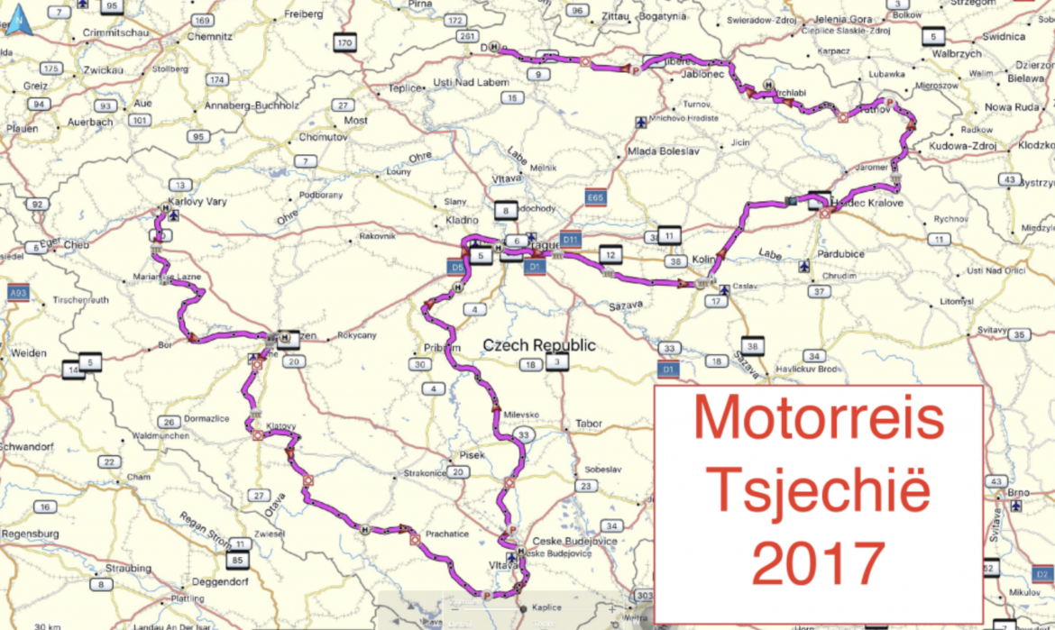 Motorrondreis Tsjechië: Even vooraf..
