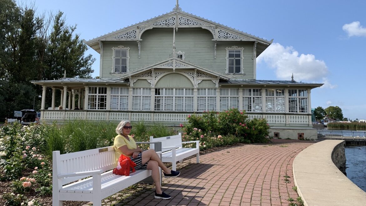 We stappen regelrecht de sauna in